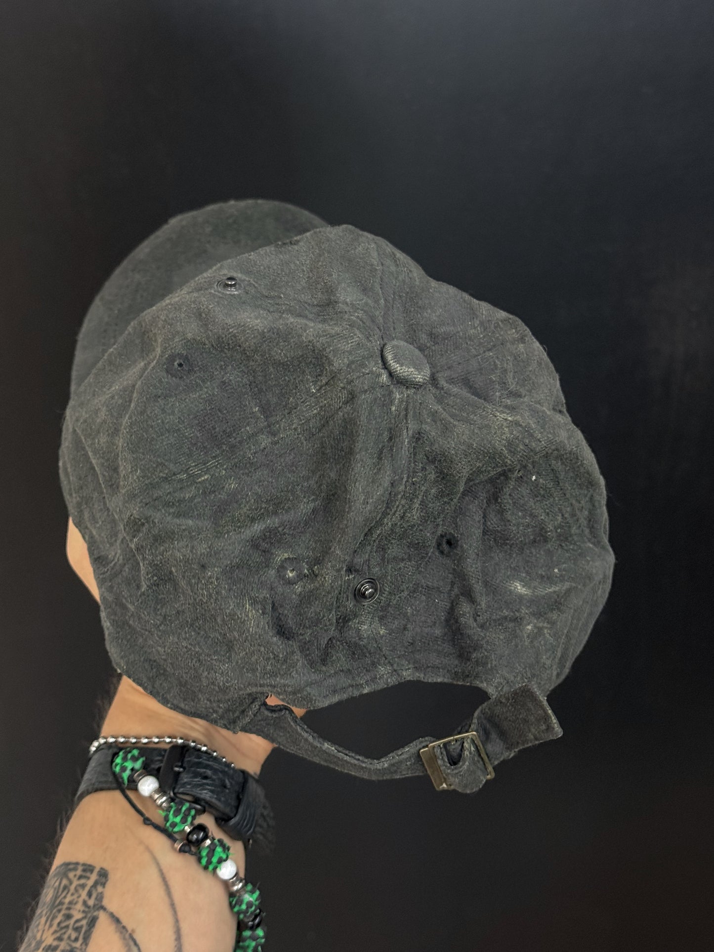 PLN Waxed & Studded Cap