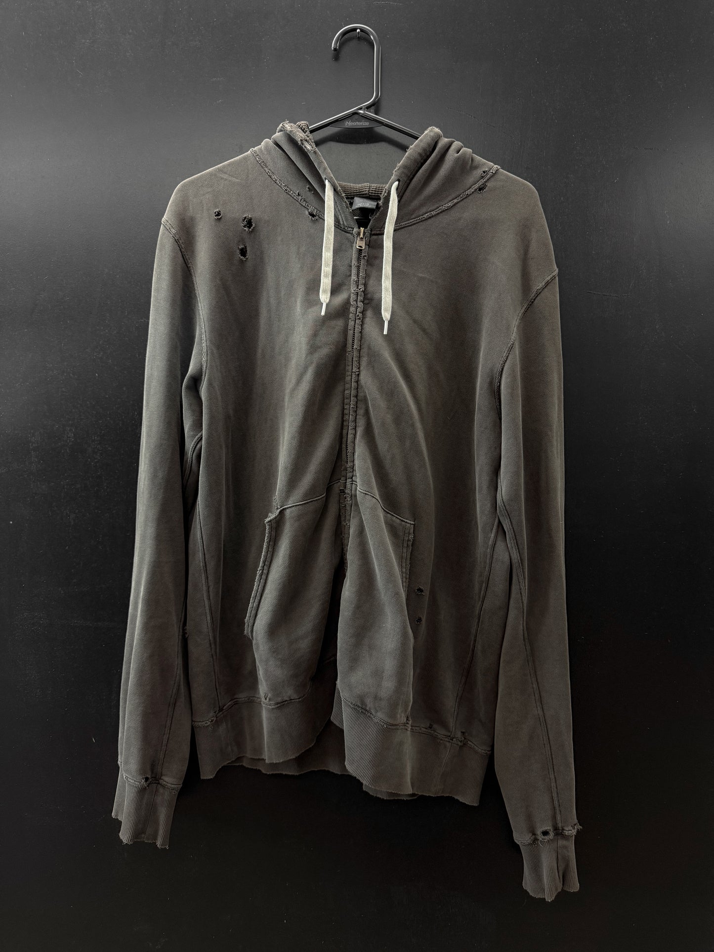 Number (N)ine SS05 'Nightcrawler' Thermal Zip Up Hoodie
