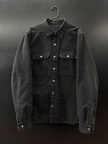 Rick Owens FW23 Luxor Brushed Twill Padded Shacket