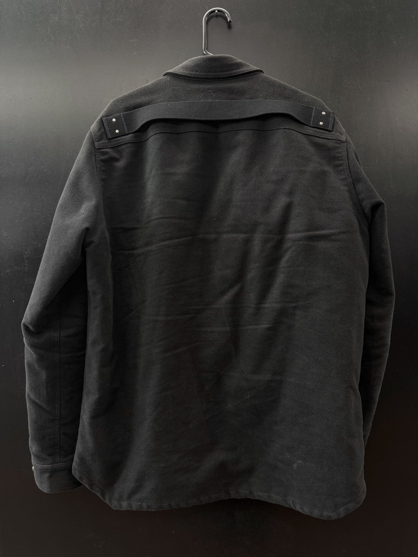 Rick Owens FW23 Luxor Brushed Twill Padded Shacket